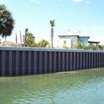 Vinyl seawall