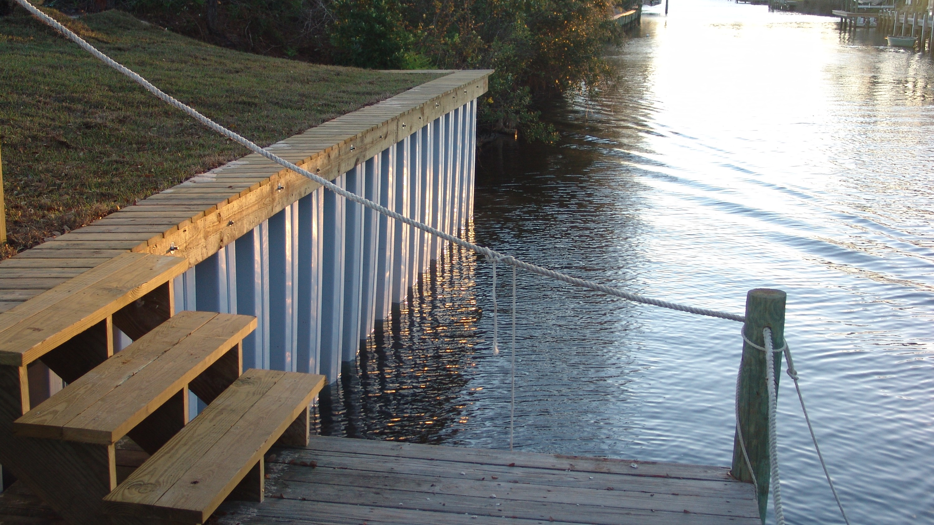 lake wall seawall