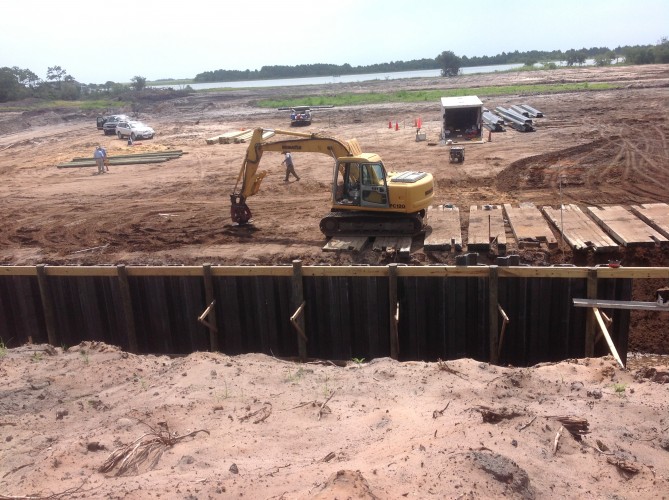 Synthetic Sheet Piling in Wilmington, NC