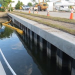 Composite sheet piling