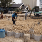 construction-workers-prepping-foundation-chaing-mai-flood-protection-project