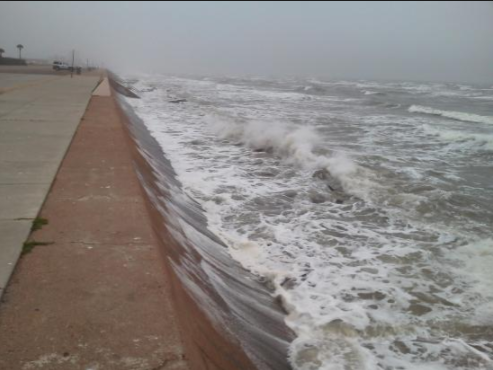 Galveston Seawall Storm