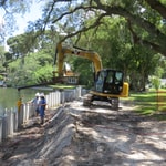 vinyl seawall installation florida hospital orlando