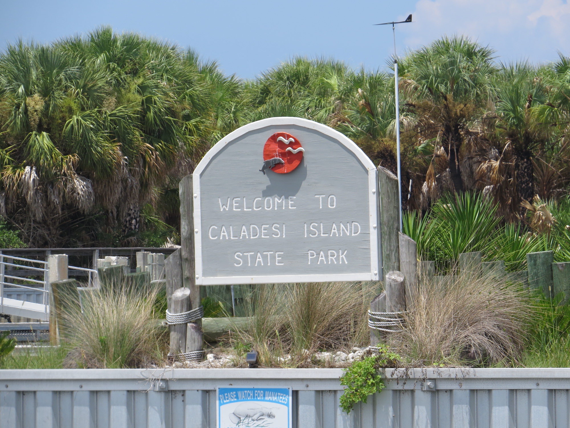 Caladesi Island Sign