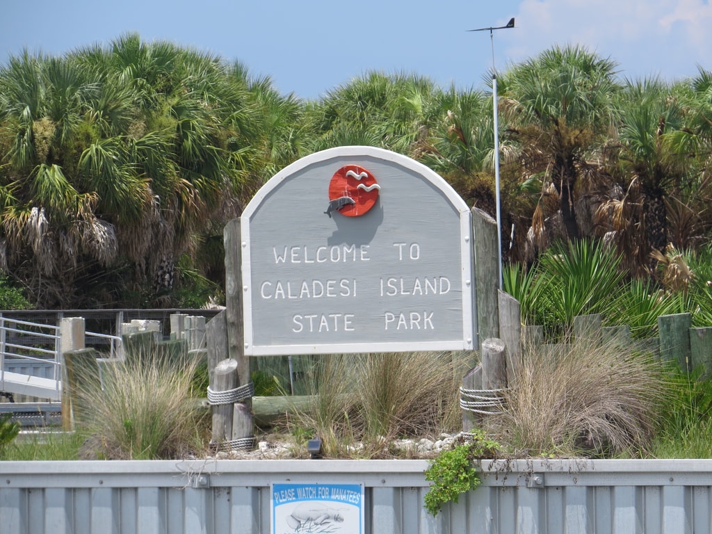 Caladesi Island Sign