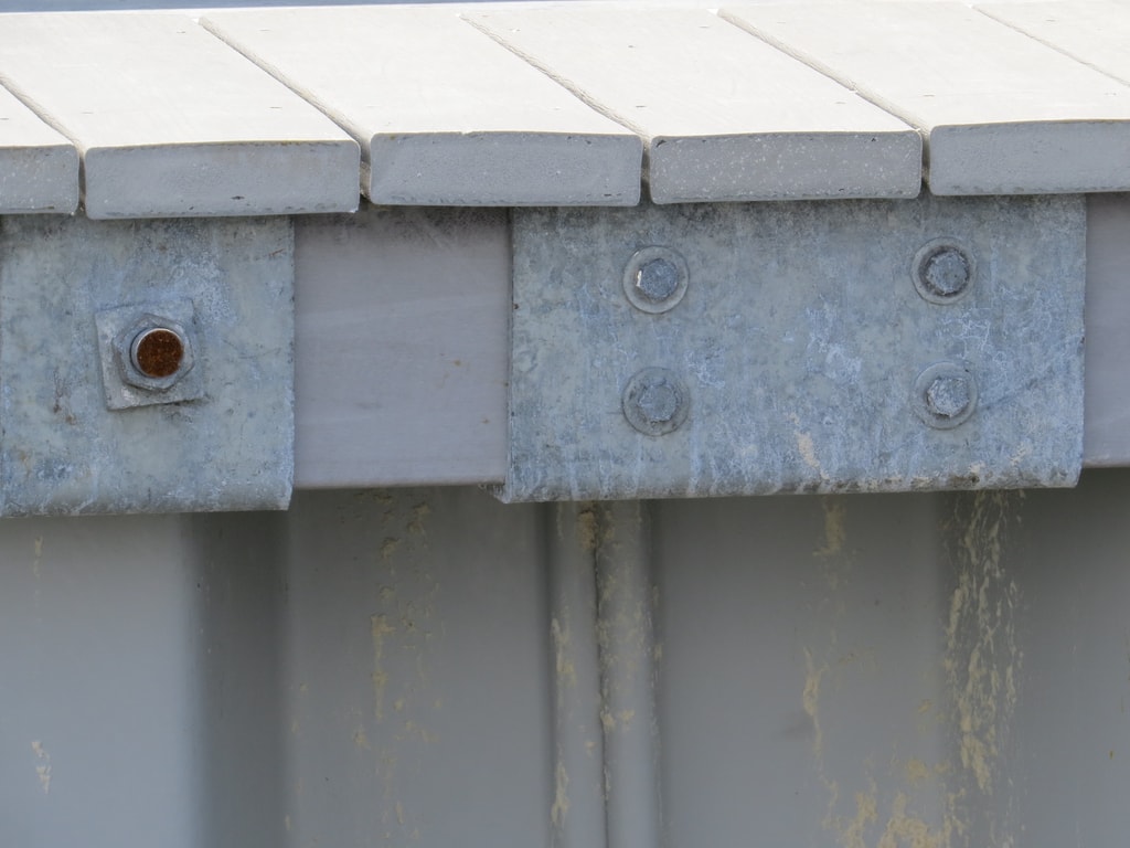 seawall splice plate connector caladesi island fl