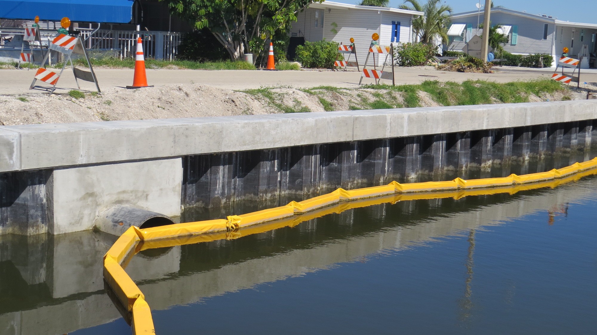 Street 5 with flow thru pipe
