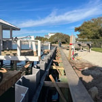 new seawall installation wrightsville beach nc