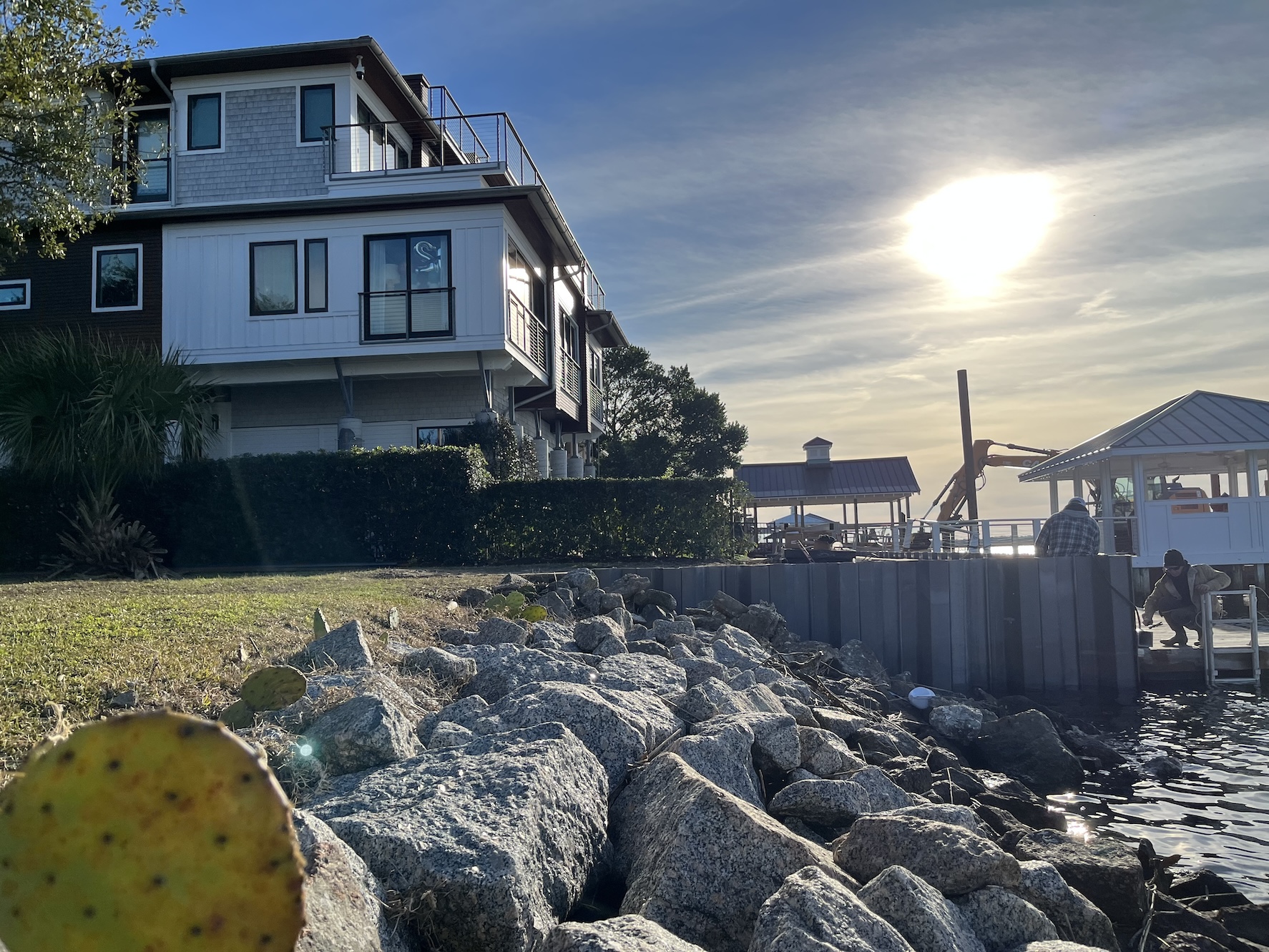 new seawall sunset wrightsville beach nc