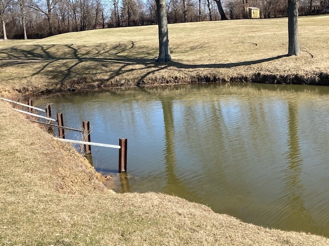 before_vinyl piling golf course lakewall_Clovernook Bridge_Cincinnati OH_ESP